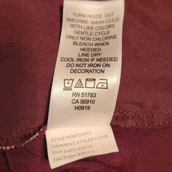 Maurices Top Size 0=14 W Floral Chiffon Overlay Slinky Knit Hi Low Hem Boho - Picture 7 of 11